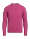 Masq Man Sweater Garnet Size 46 Wool In Red