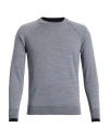 Masq Man Sweater Grey Size 38 Merino Wool In Gray