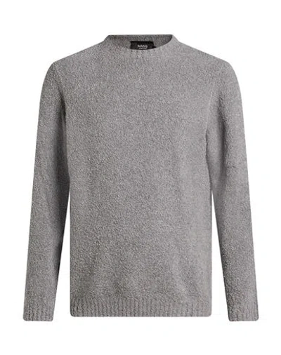 Masq Man Sweater Grey Size 42 Cotton, Polyamide, Elastane In Gray