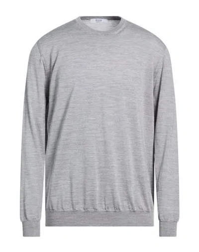 Masq Man Sweater Light Grey Size 46 Merino Wool In Gray