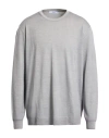 Masq Man Sweater Light Grey Size 48 Merino Wool In Gray