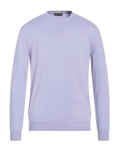 Masq Man Sweater Lilac Size 42 Organic Cotton In Purple