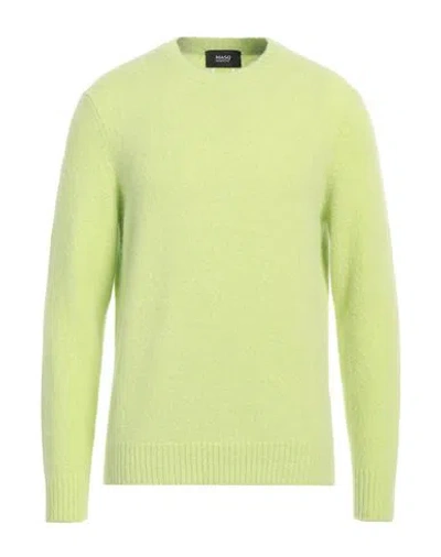 Masq Man Sweater Lime Green Size 42 Alpaca Wool, Polyamide, Wool, Elastane