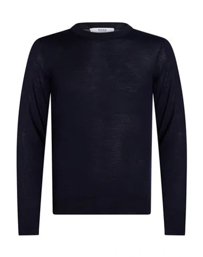 Masq Man Sweater Midnight Blue Size 36 Merino Wool