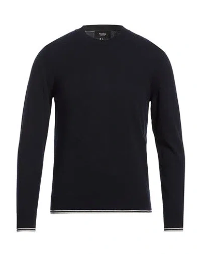 Masq Man Sweater Midnight Blue Size 36 Wool