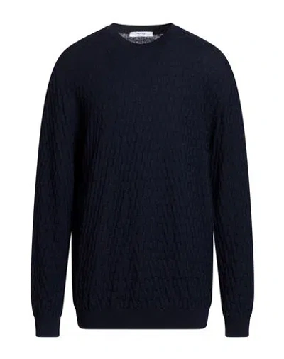 Masq Man Sweater Midnight Blue Size 48 Merino Wool