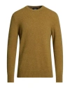Masq Man Sweater Military Green Size 42 Alpaca Wool, Polyamide, Wool, Elastane In Brown