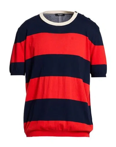 Masq Man Sweater Red Size 3xl Cotton
