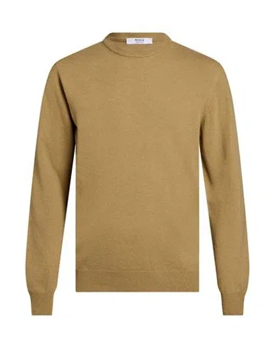 Masq Man Sweater Sand Size 46 Wool In Multi