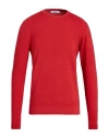 Masq Man Sweater Tomato Red Size 40 Merino Wool, Cashmere In Red