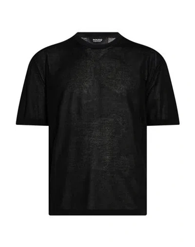 Masq Man T-shirt Black Size 36 Cotton