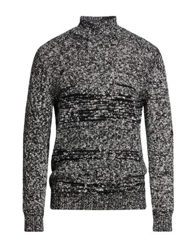 Masq Man Turtleneck Black Size 42 Wool, Polyamide, Cotton, Polyester In Multi