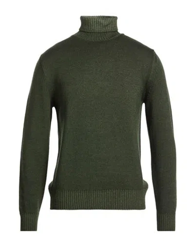 Masq Man Turtleneck Dark Green Size 40 Merino Wool
