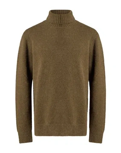 Masq Man Turtleneck Dark Green Size 44 Alpaca Wool, Polyamide, Wool, Elastane