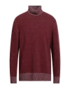 Masq Man Turtleneck Garnet Size 46 Wool In Burgundy