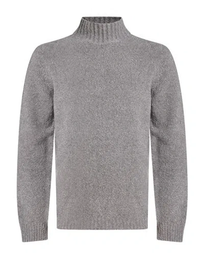 Masq Man Turtleneck Grey Size 44 Cotton, Polyamide, Elastane In Multi