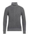 Masq Man Turtleneck Light Grey Size 40 Wool In Gray