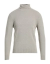 Masq Man Turtleneck Light Grey Size 46 Alpaca Wool, Polyamide, Wool, Elastane In Gray