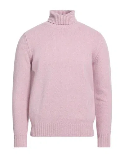 Masq Man Turtleneck Light Pink Size 40 Merino Wool