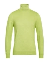 Masq Man Turtleneck Lime Green Size 44 Merino Wool