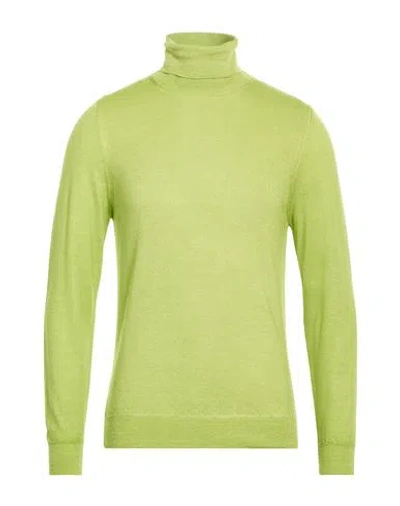 Masq Man Turtleneck Lime Green Size 44 Merino Wool