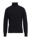 Masq Man Turtleneck Midnight Blue Size 42 Wool In Black
