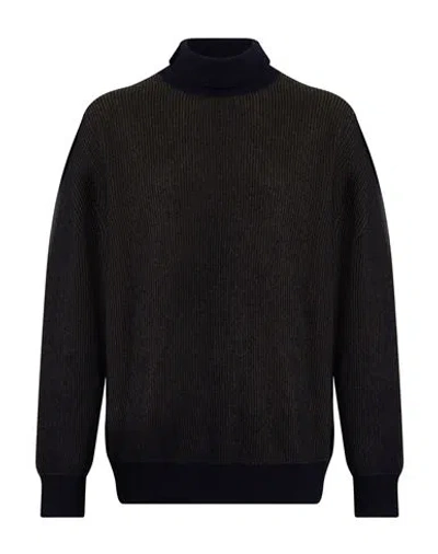 Masq Man Turtleneck Midnight Blue Size 46 Wool In Black
