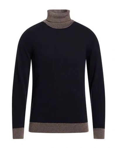 Masq Man Turtleneck Midnight Blue Size 52 Wool In Black