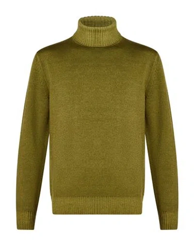 Masq Man Turtleneck Military Green Size 44 Merino Wool