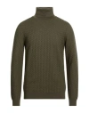 Masq Man Turtleneck Military Green Size 46 Merino Wool