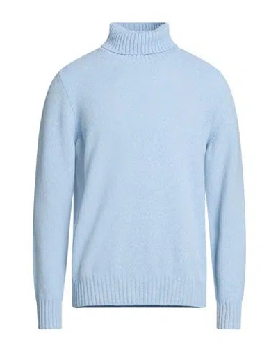 Masq Man Turtleneck Sky Blue Size 44 Merino Wool