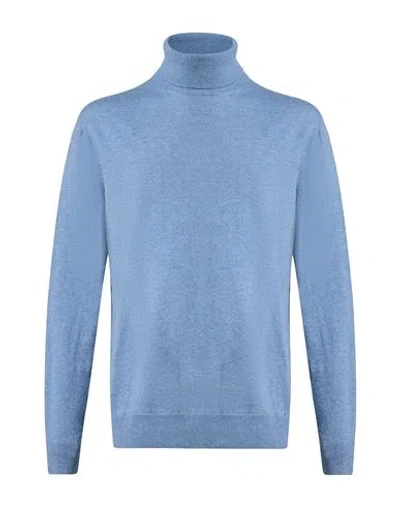 Masq Man Turtleneck Slate Blue Size 42 Wool