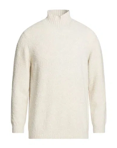 Masq Man Turtleneck White Size 44 Cotton, Polyamide, Elastane