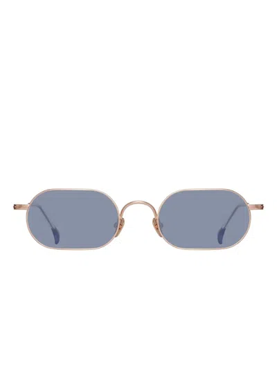 Massada 1974 Geometric-frame Sunglasses In Gold