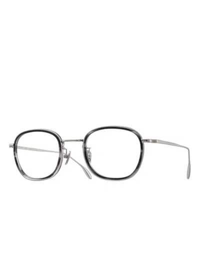 Massada Square-frame Glasses In Gray
