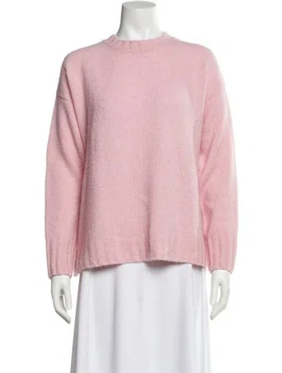 Pre-owned Masscob Crew Neck Sweater In Pink