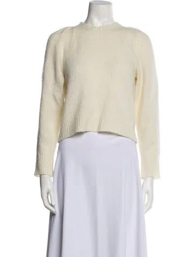 Pre-owned Masscob Crew Neck Sweater In White