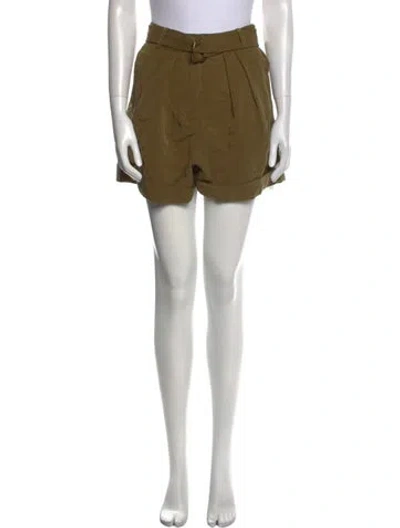 Pre-owned Masscob Mini Shorts In Green