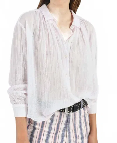 Masscob Serreta Top In White In Pink
