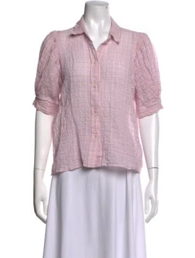 Pre-owned Masscob Short Sleeve Blouse In Multicolor