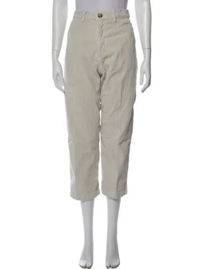 Pre-owned Masscob Straight Leg Pants In Neutral