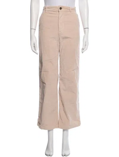 Pre-owned Masscob Straight Leg Pants In Pink