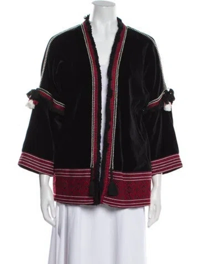 Pre-owned Masscob Striped Jacket In Black