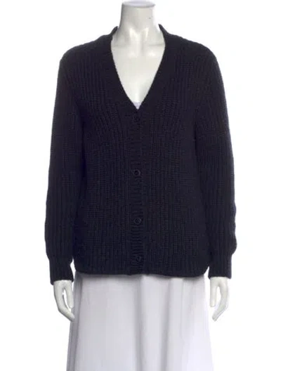 Pre-owned Masscob V-neck Sweater In Blue