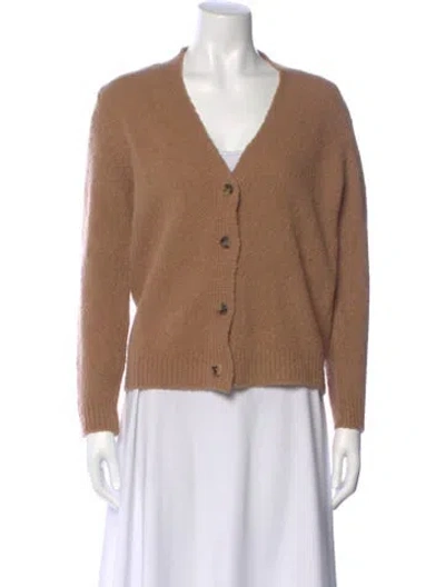 Pre-owned Masscob V-neck Sweater In Brown