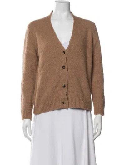 Pre-owned Masscob V-neck Sweater In Brown
