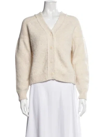 Pre-owned Masscob V-neck Sweater In Neutrals