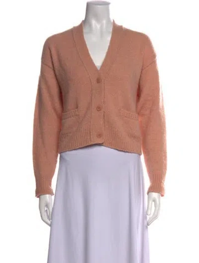 Pre-owned Masscob V-neck Sweater In Pink