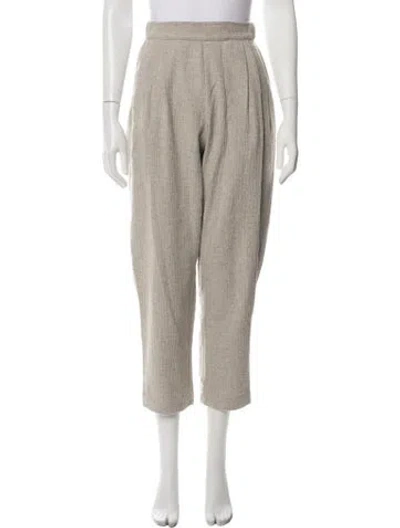 Pre-owned Masscob Wide Leg Pants In Neutrals