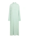 Masscob Woman Maxi Dress Sage Green Size L Polyester In Blue